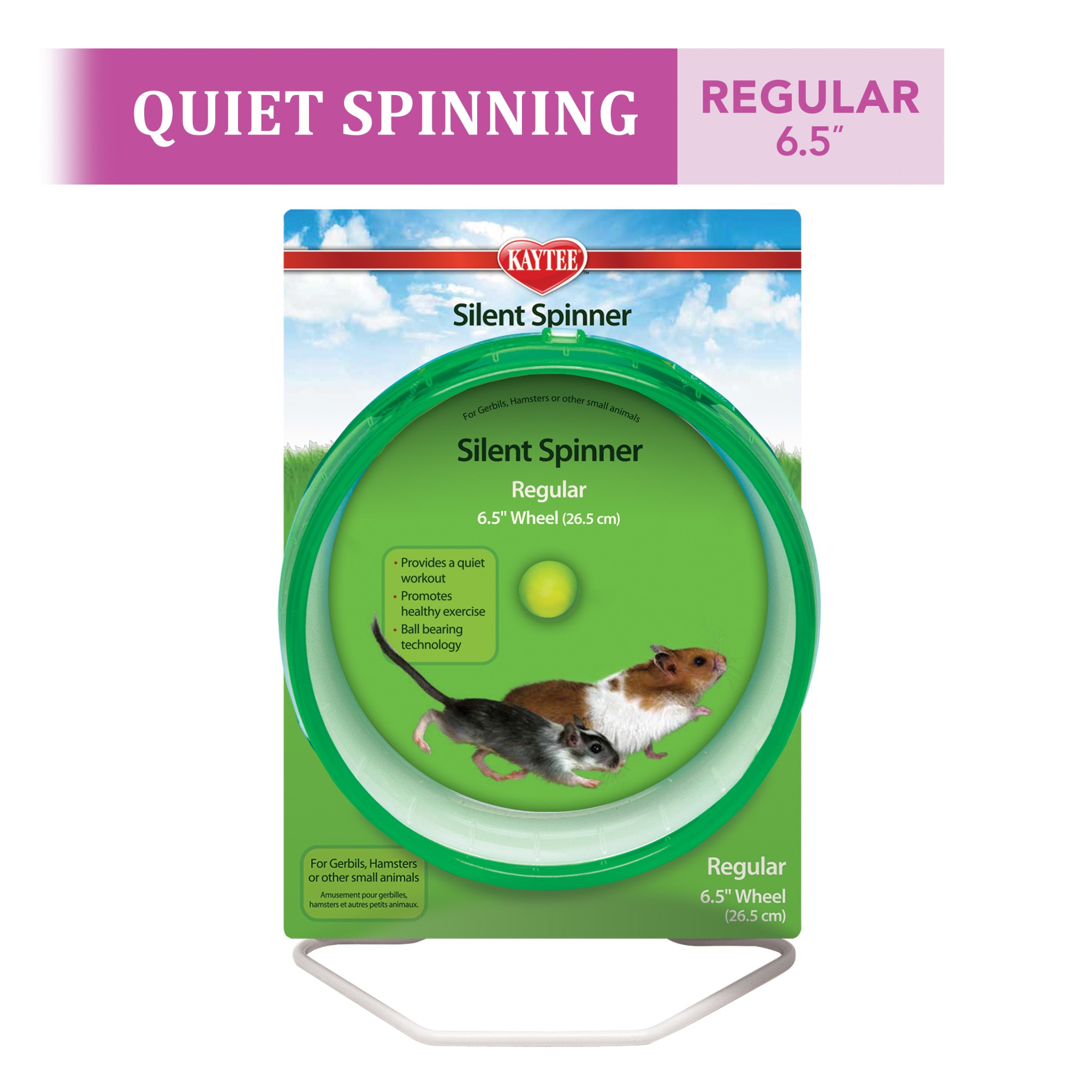 Kaytee Silent Spinner Exercise Wheel, Regular
