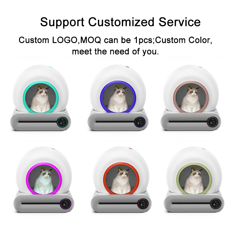 Ti Pro Smart Automatic Cat Litter Box Self-Cleaning Electric Pet Toilet with App Plastic Cat Products