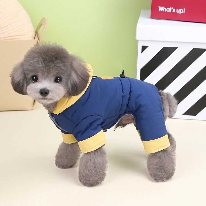 Thicken Warm Dog Jumpsuit Winter Dogs Clothes for Chihuahua Youkshire Coat Windproof Puppy Overalls Poodle Jacket Pet ApparelXJ250109