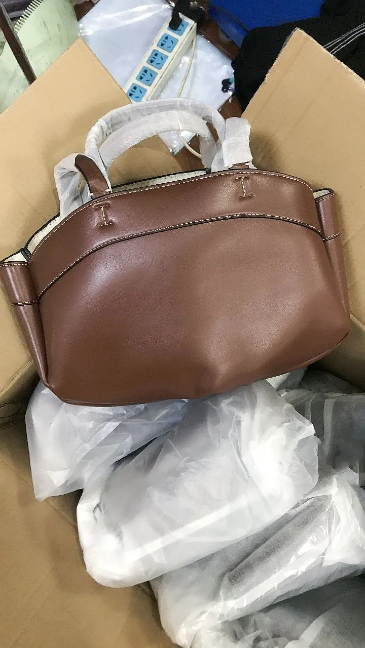 Women Tote Bag Underarm Pouch Large Capacity Pu Leather Shoulder Retro Crossbody Casual Portable Bucket Bags Handbag 241115