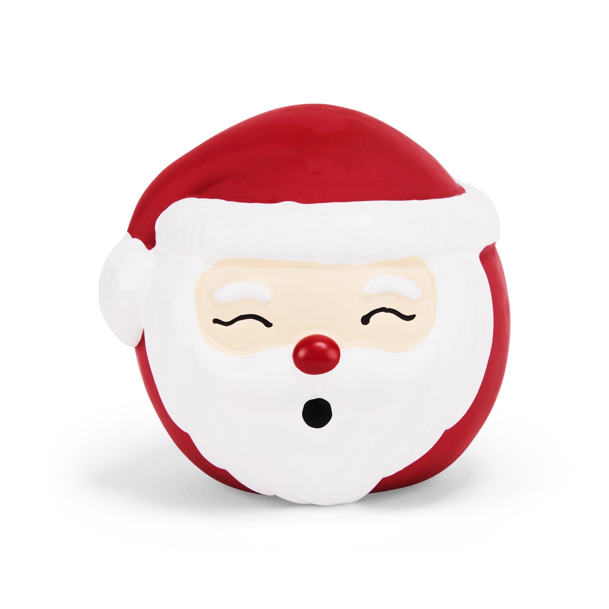 Merry Makings Santa Latex Ball Dog Toy, X-Small