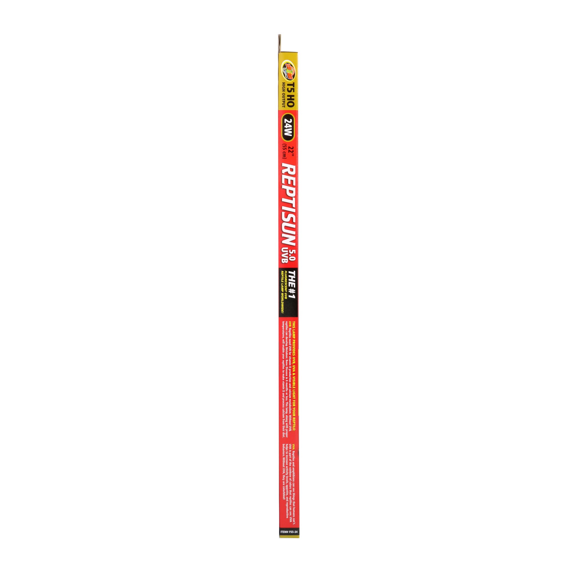 Zoo Med ReptiSun 5.0 HO T5 UVB Lamp, 22" L, 24 Watts
