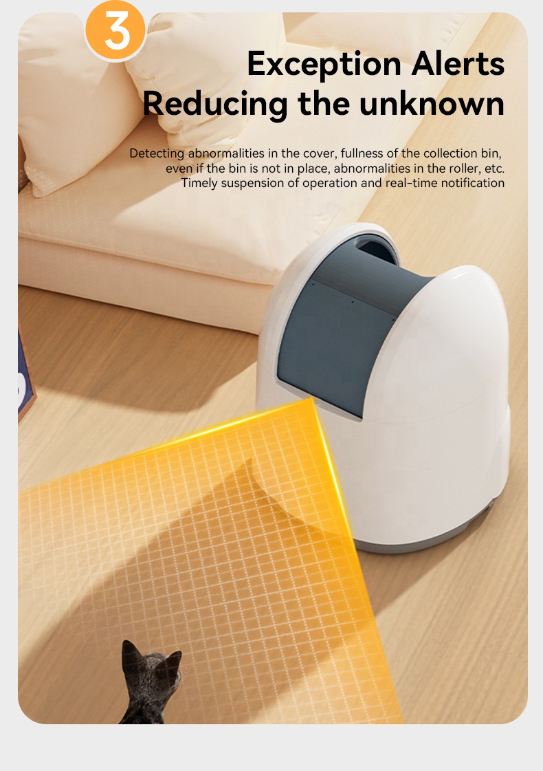 Factory Wholesales Smart Cat Toilet Box Intelligent Monitoring And Automatic Cleaning Smart Cat Litter Box