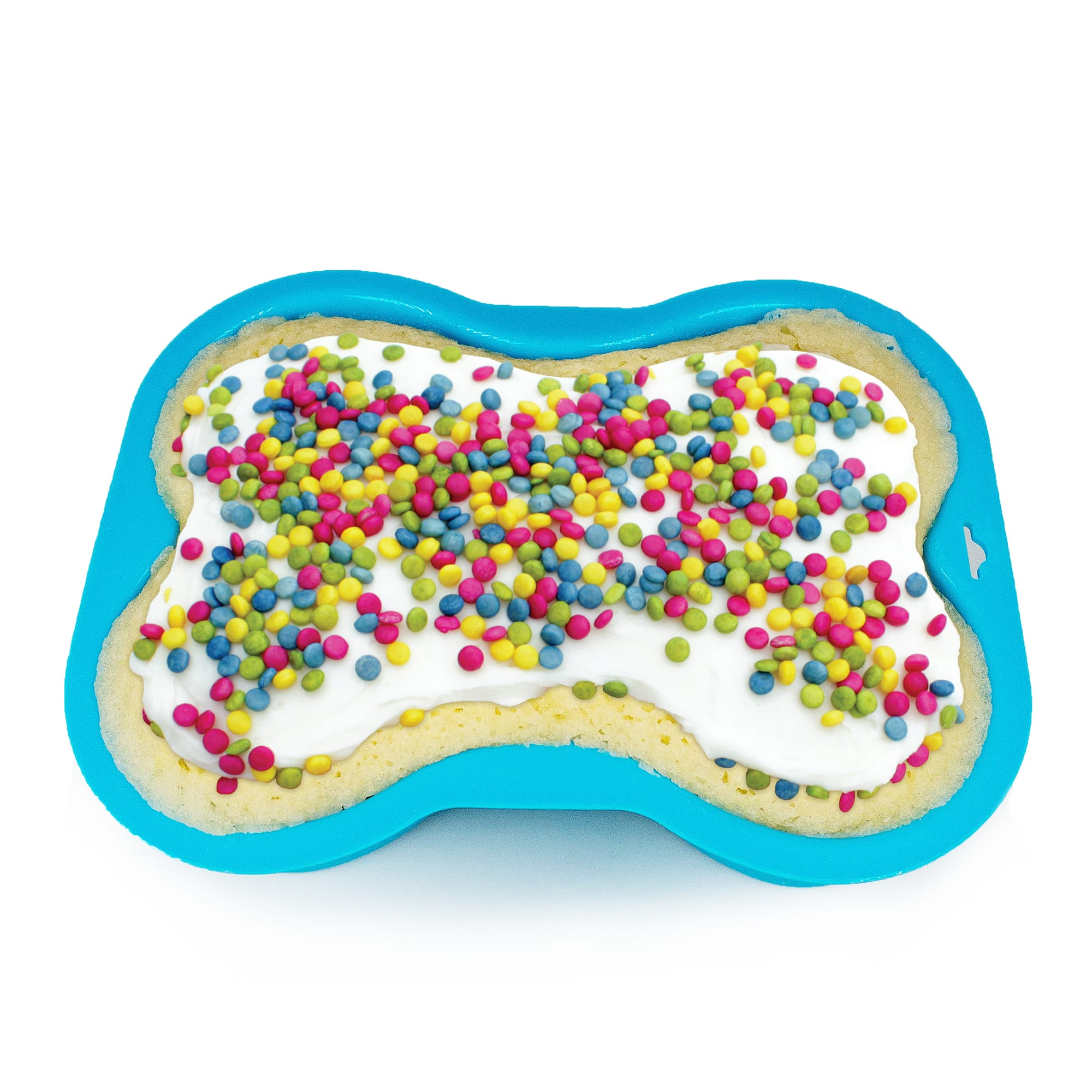 Pooch Cake Birthday Cake Kit with Frosting, Sprinkles & Reusable Silicone Pan Dog Treat, 10 oz.