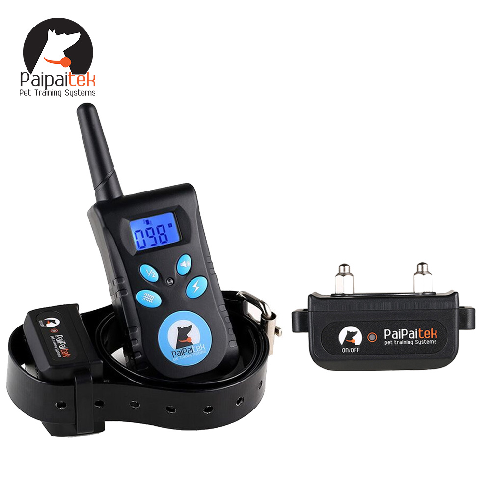 Trending lead electronic shock dog collar remote training beeper for Large dog