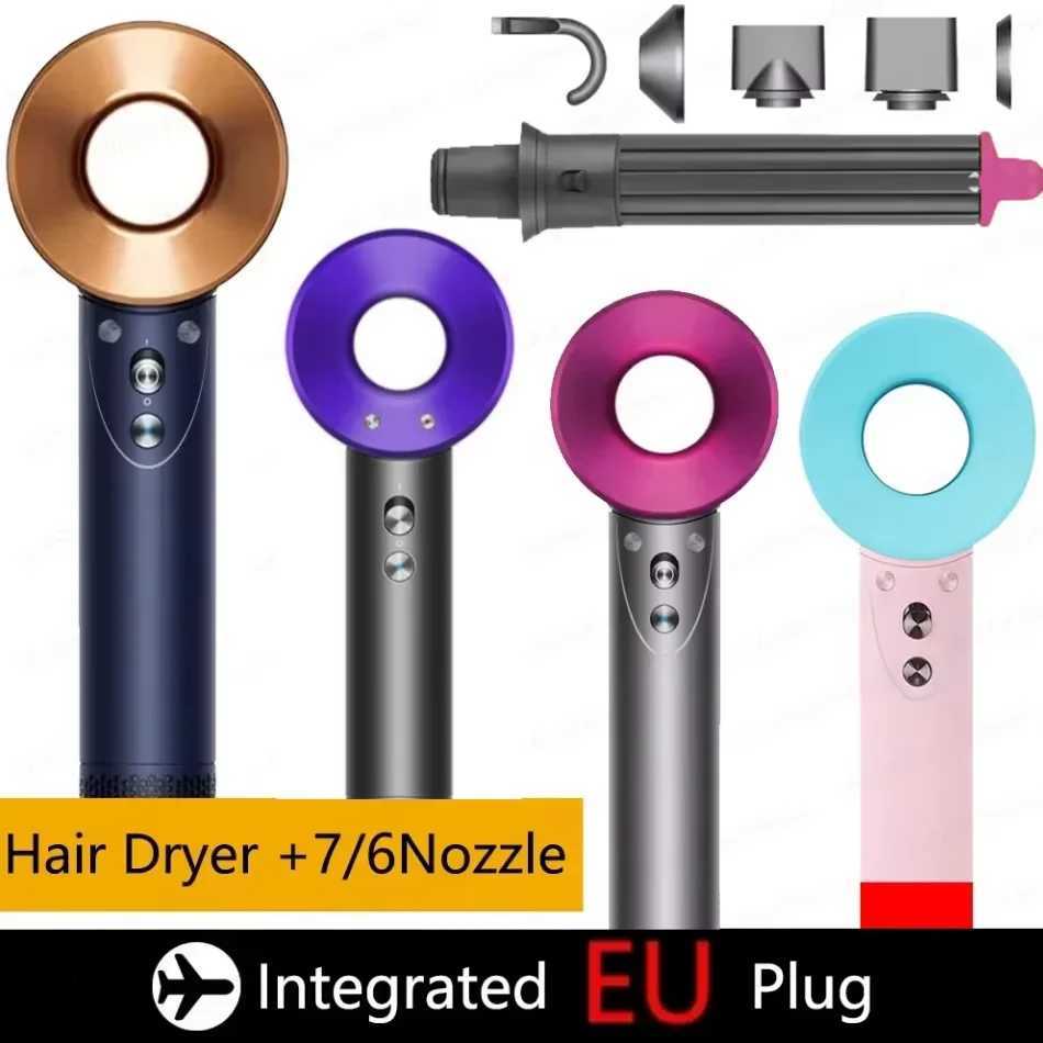 Super Hair Dryer 220V Leafless Hair Drying Machine Personal Hair Care Styling Tool Constant Temperature Negative Ion Bass Baby Hair Drying Machine W24