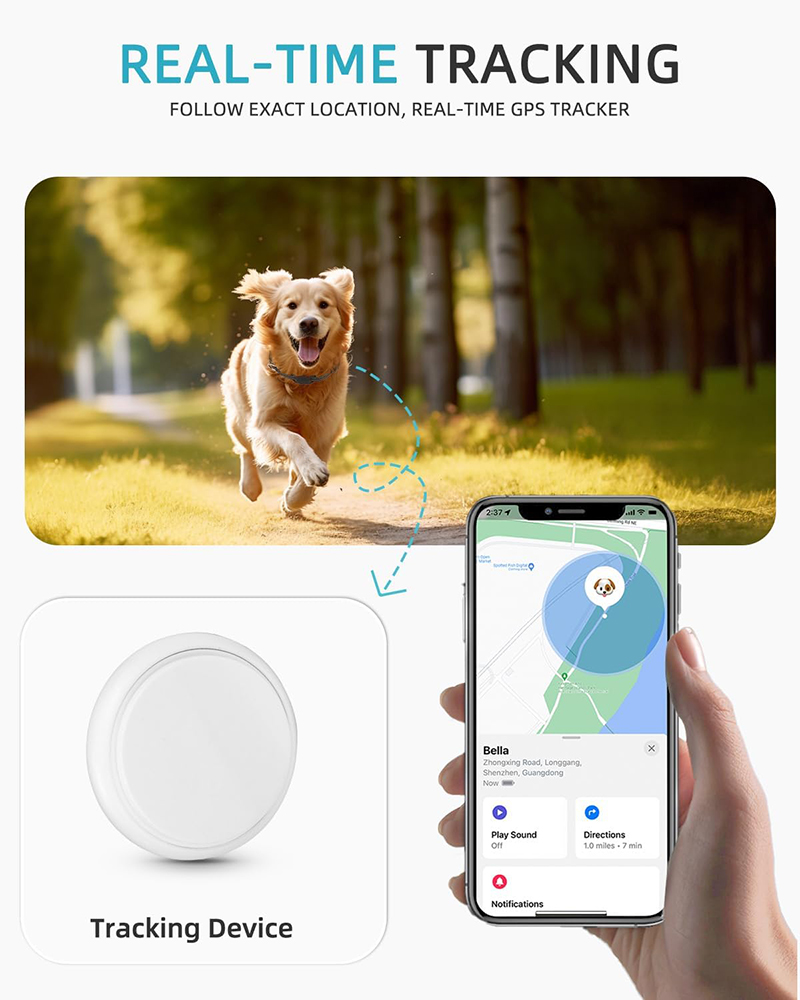 Pet Smart GPS Tracker Mini GPS Trackers Waterproof Locator Tracer For Pet Dog Cat Smart Tracker