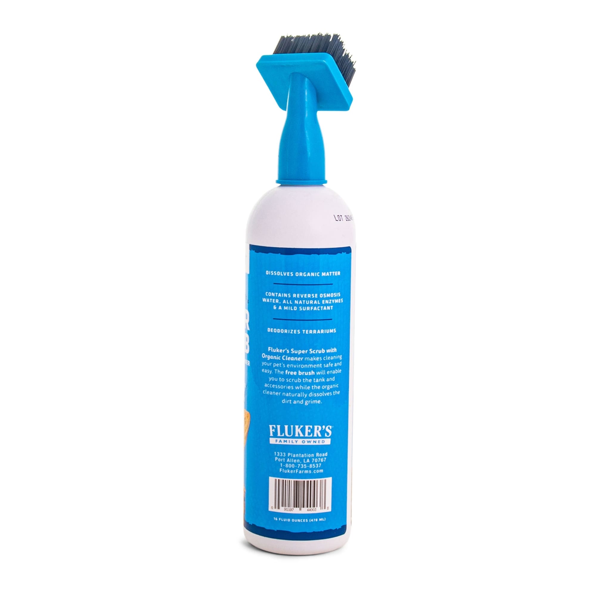 Fluker's Super Scrub with Organic Reptile Habitat Cleaner, 16 fl. oz.