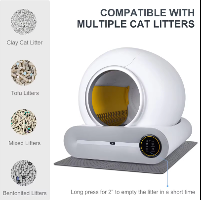 Smart Automatic Cat Litter Box & Accessories Automated Litter Box Self-cleaning With App Cat Litter Box