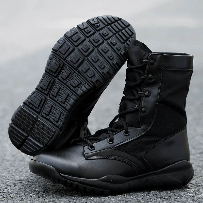 Lightweight Tactical Black Boots Men Breathable Spring Summer Boots Shoes Tactical Combat botas hombre Militares Chaussure Homme 241125