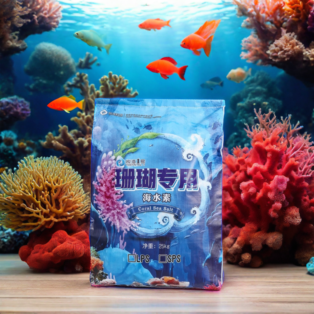 artisanal red sea coral pro salt 20KG box package 25KG Bag package LPS Coral Reef Sea Salt