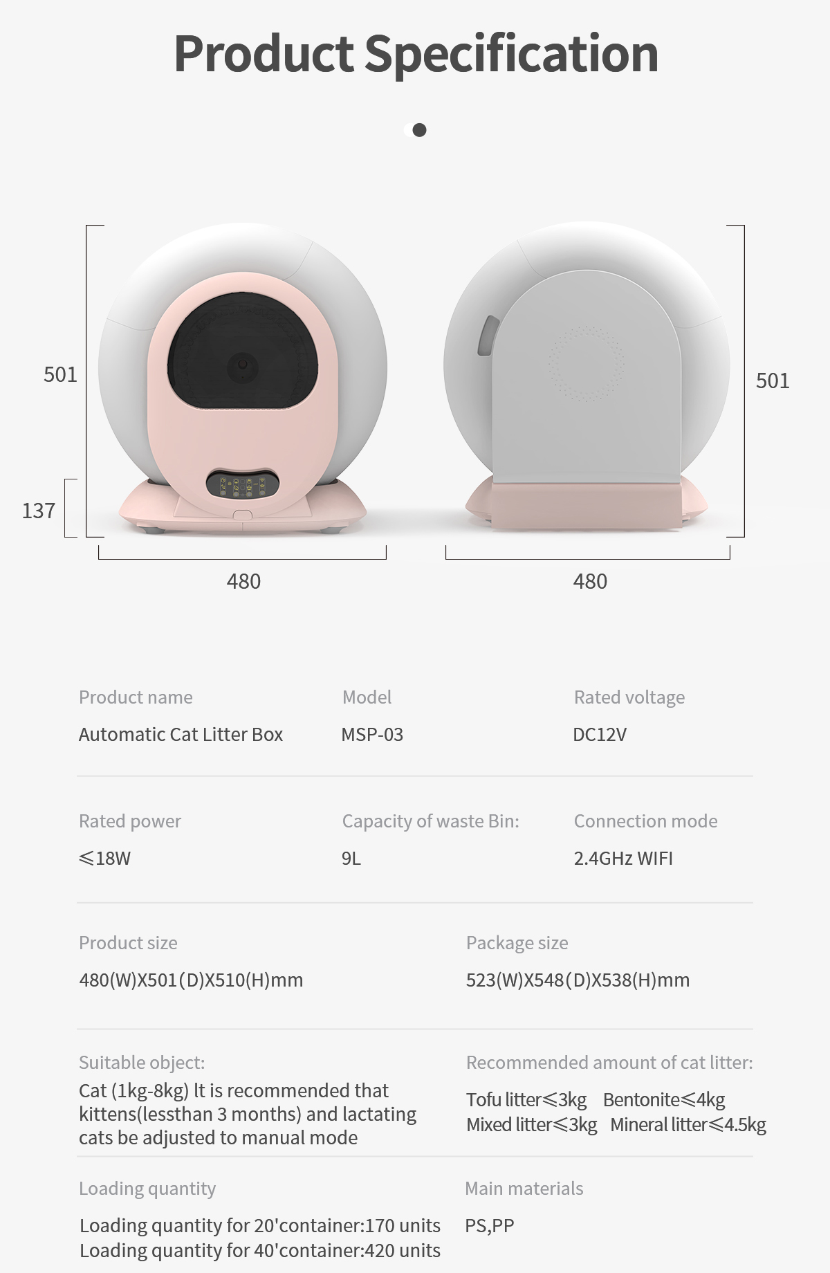 Intelligent automatic litter box cat toilet large closed deodorizing fully automatic cat litter box and accessories