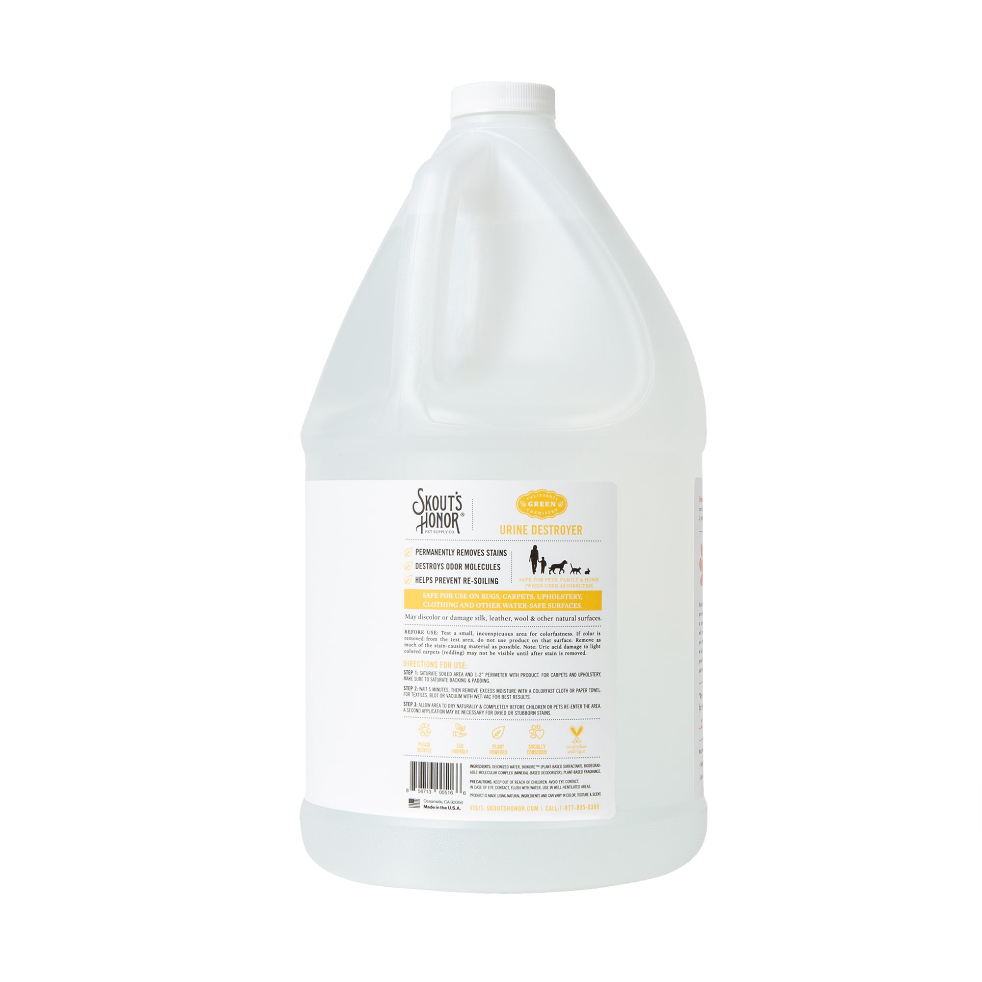 Skout's Honor Urine Destroyer for Dogs, 128 fl. oz.