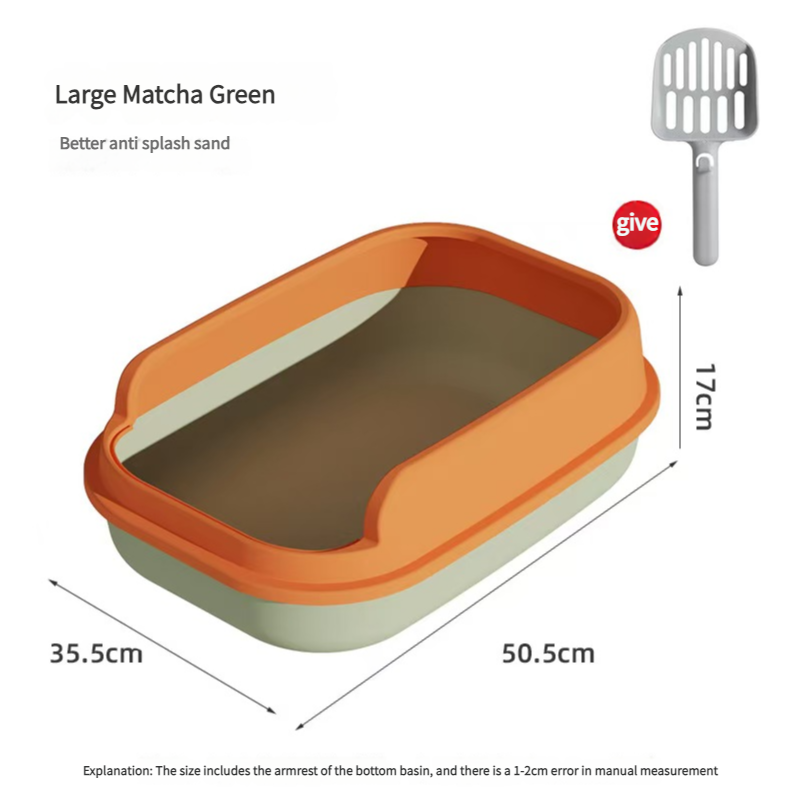 Hot Sale High Quality New Style Litter Box Toilet Waste Box Groom Pet Supplies Cute Sand Basin