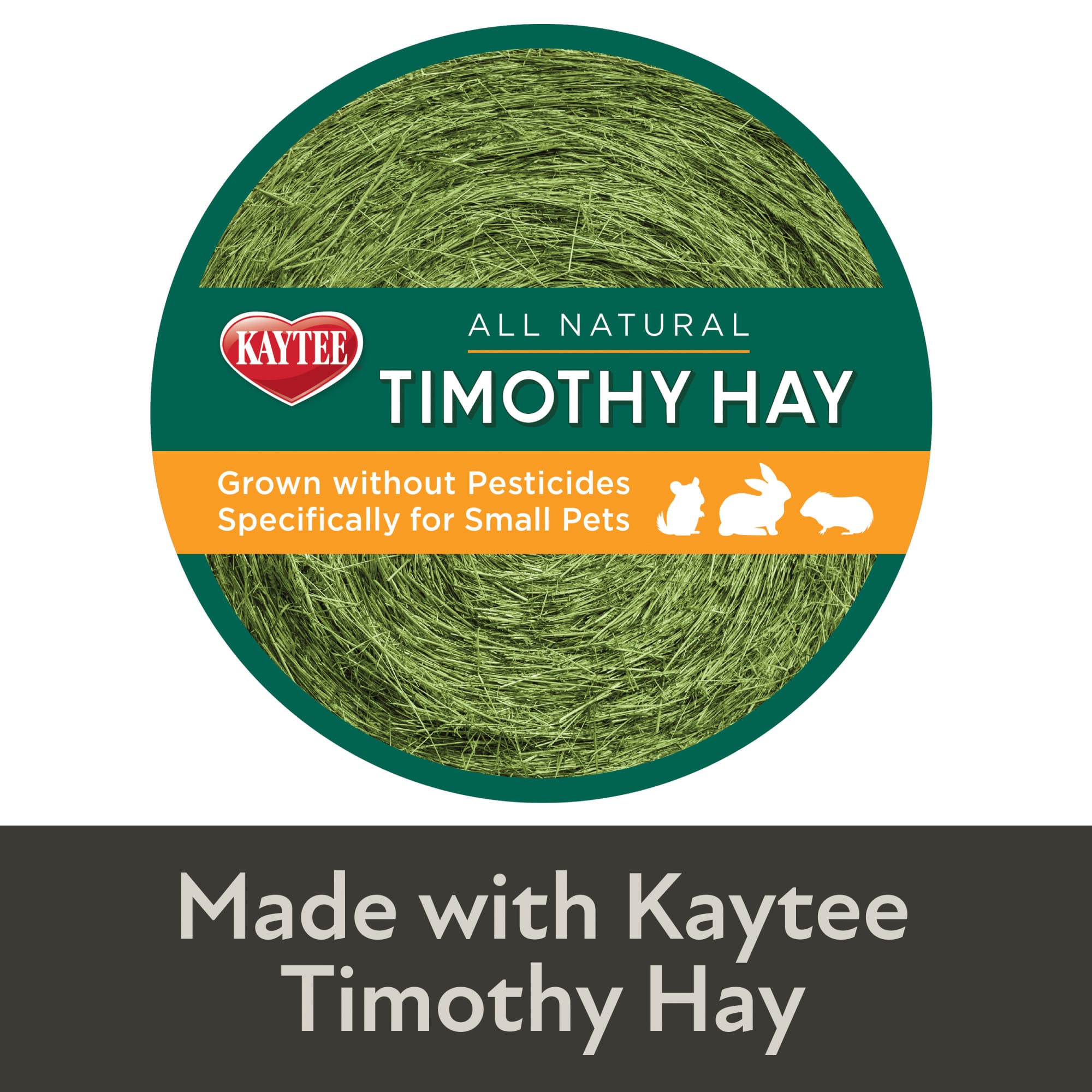 Kaytee Field+Forest Apple and Rose Mini Hay Bales, 7 oz., Pack of 2