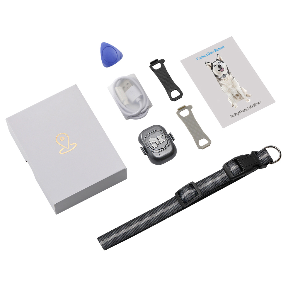 Latest IP67 Waterproof Mini GPS 4G Tracker Pet Collar Anti-lost Real Time Tracking Dog Cat Locator