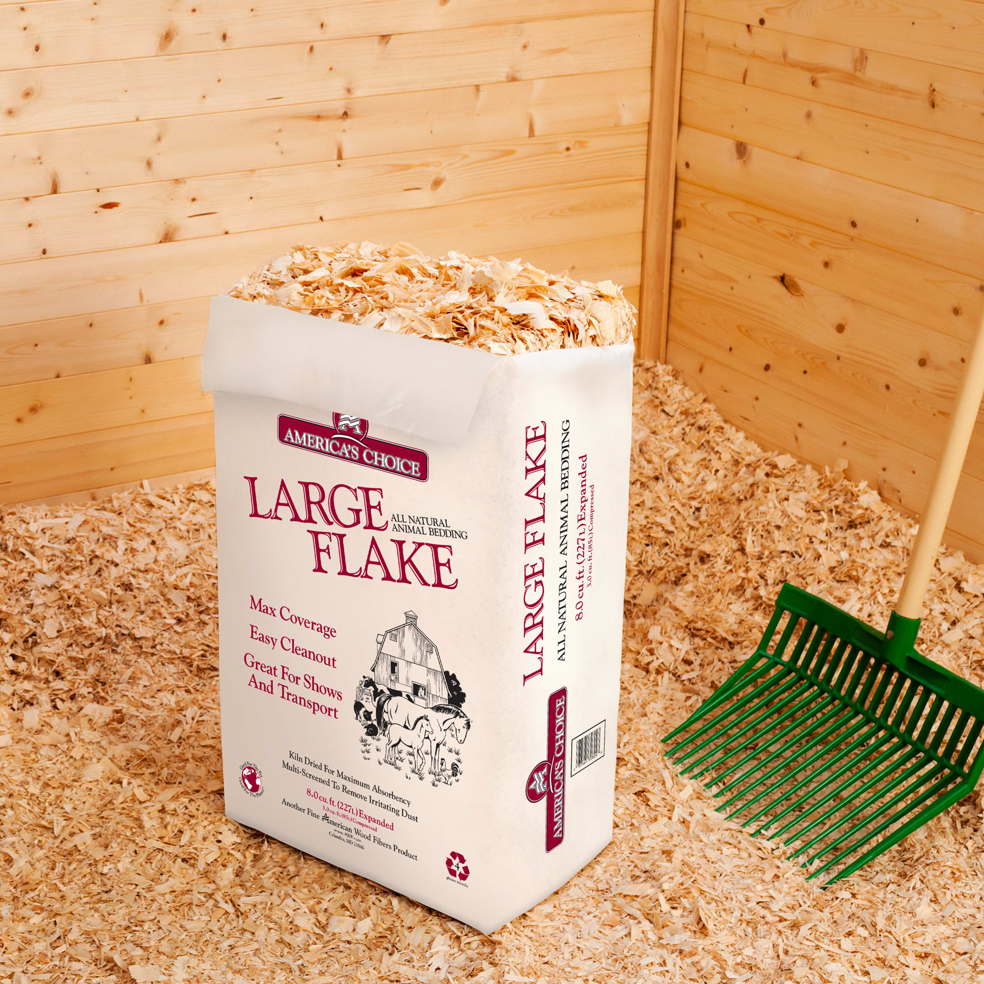America's Choice Large Flake Bedding, 8 cu. ft.