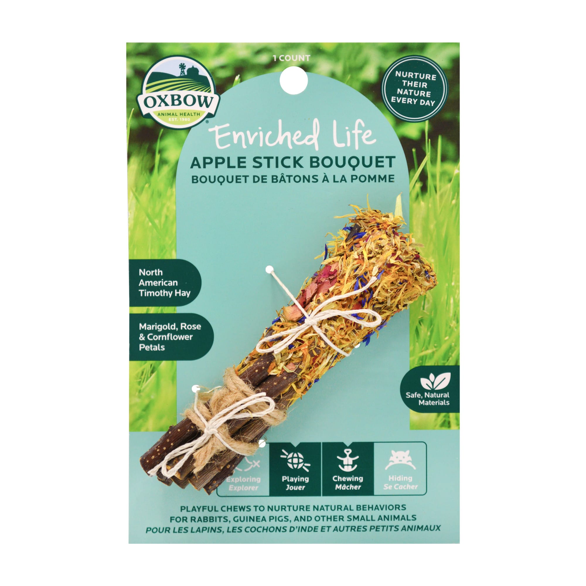 Oxbow Enriched Life Apple Stick Bouquet, 0.12 lb.