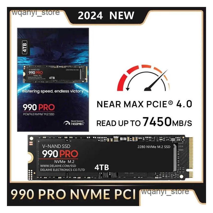 Hard Drives High Speed Ssd 990 Pro Pcie 4.0 Nvme M.2 2280 1Tb 2Tb 4Tb Internal Solid-State Drive Suitable For Laptops 4 128Gb L240910 Ot2Gv