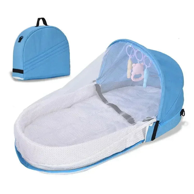 Portable baby crib born isolation baby travel convenient folding anti pressure baby crib medium pressure baby crib 241125bj