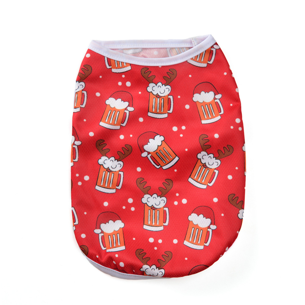 Wholesale Pet Costume Clothes Designer Vest Small Dogs and Cats For Christmas season and Fall
