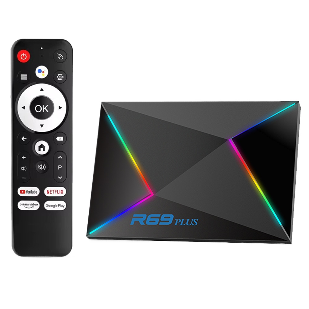 R69 Plus Android 14 Smart TV Box Allwinner H728 BT5.0 1000M 8K HD USB3.0 4G32G /64G WiFi6 Set Top Box Media Player - view 8