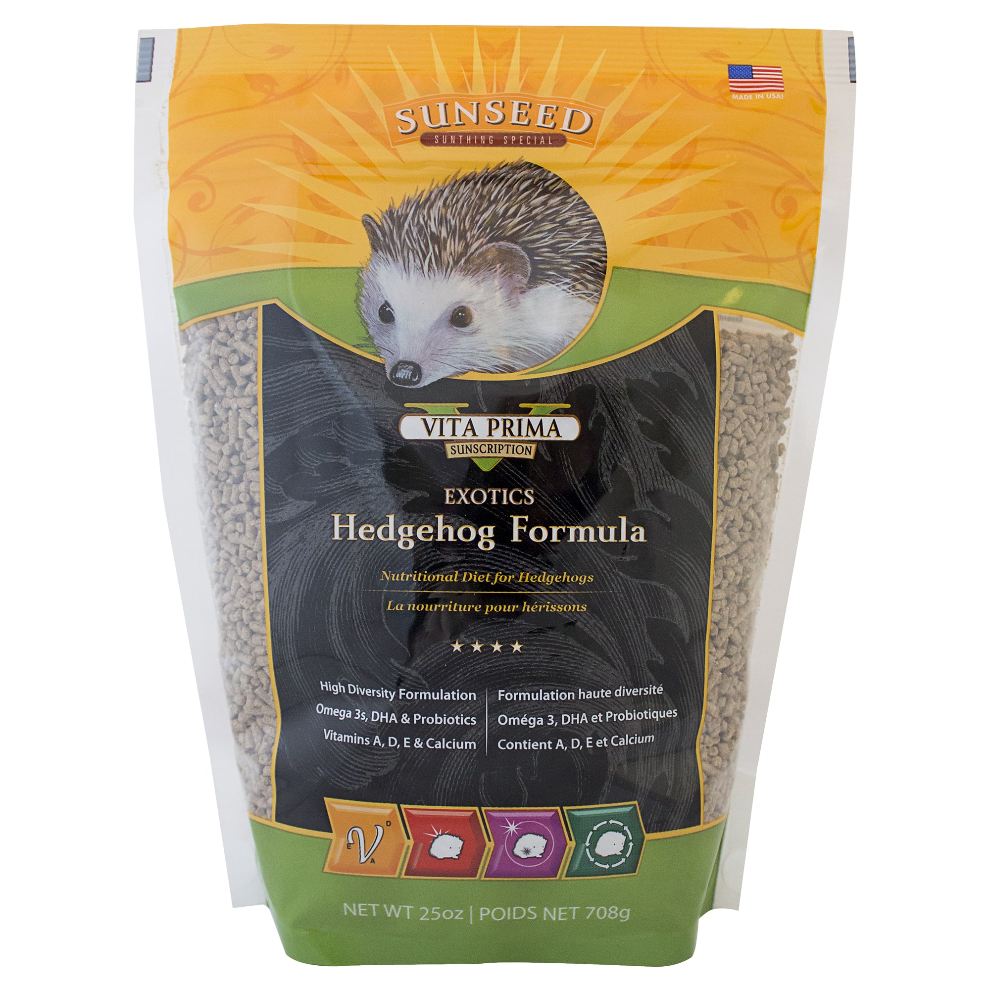 Sun Seed Vita Prima Sunscription Hedgehog Food, 25 oz.