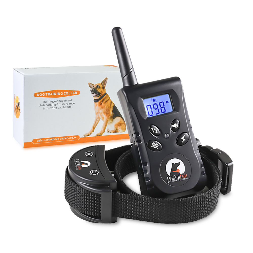 shock pet training collar remote dog collar training rechargeable and waterproof