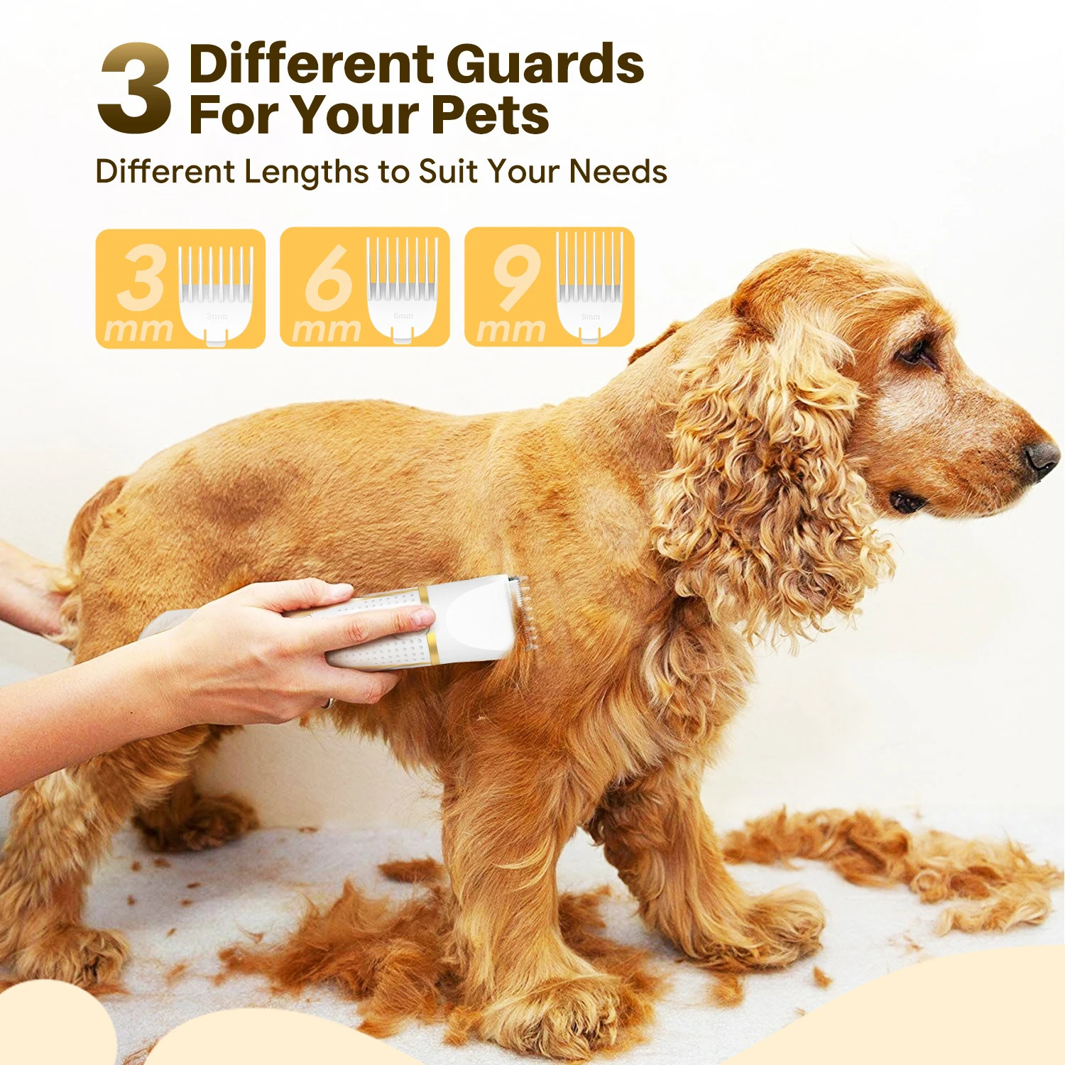 Pet Dog Hair Care Supplies Professional Puppy Clipper Rechargeable Trimmer Foot Shaver for Cat Dog Beauty Cutting Machines 241125