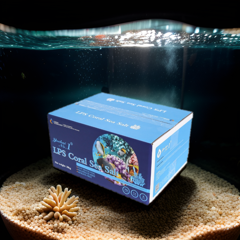 2023 New 20kg OEM Reef Sea Salt Eco-Friendly Glass Salt for Aquariums and Fish Tanks Stocked for Fish Species
