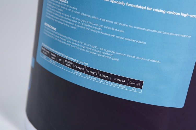 Made in China Yuehai No.1 Barrel Special Sea Salt for High-end Seafood