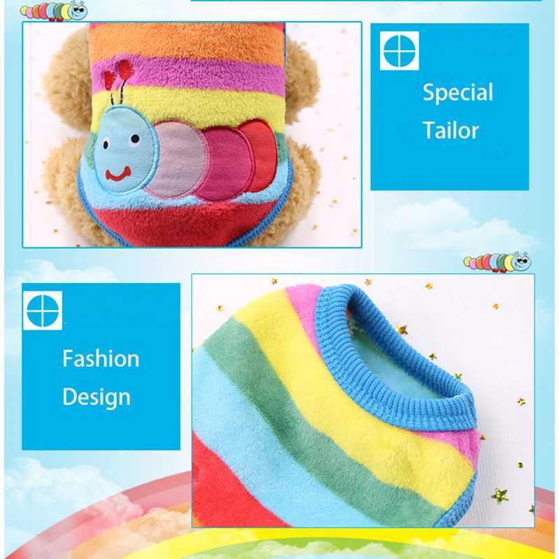Cute Dog Clothes Winter For Small Medium Dogs Cat Soft Fleece Warm Dog Coat Jacket For Puppy Chihuahua Yorkies Pets Sweater VestXJ241125