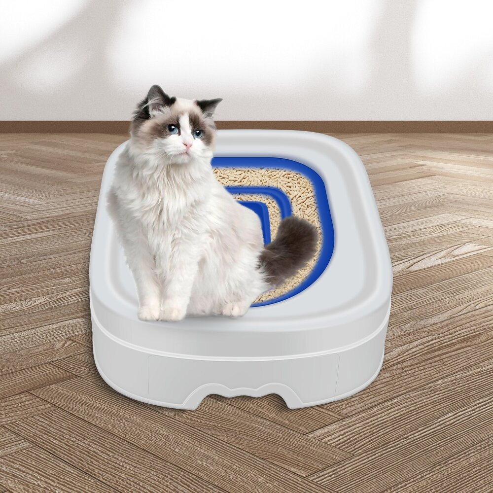 Pet Training Behavior Products Accessories Little Cat Kitty Toilet Lavatory Cleaning Liter Box For Kitten