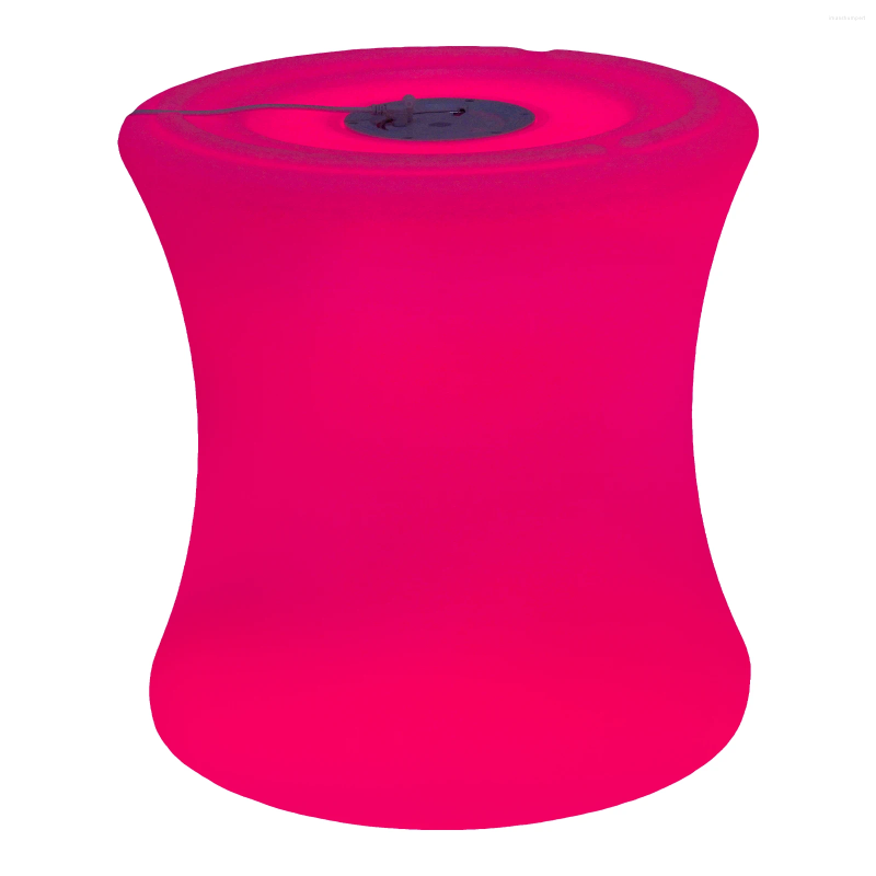 Lamps Floor Rechargeable 16-in LED RGB Light Up Stool Cube Color-Changing Lighting Chair Outdoor Party Atmosphere Lamp Waterproof ing