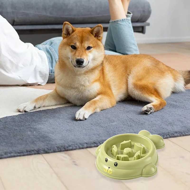 1 pcs Slow Eating Pet Bowl with Seal Animal shape Preventing Choking Interactive Healthy Design Dog Puzzle Bowl Chew-ResistantXJ241125