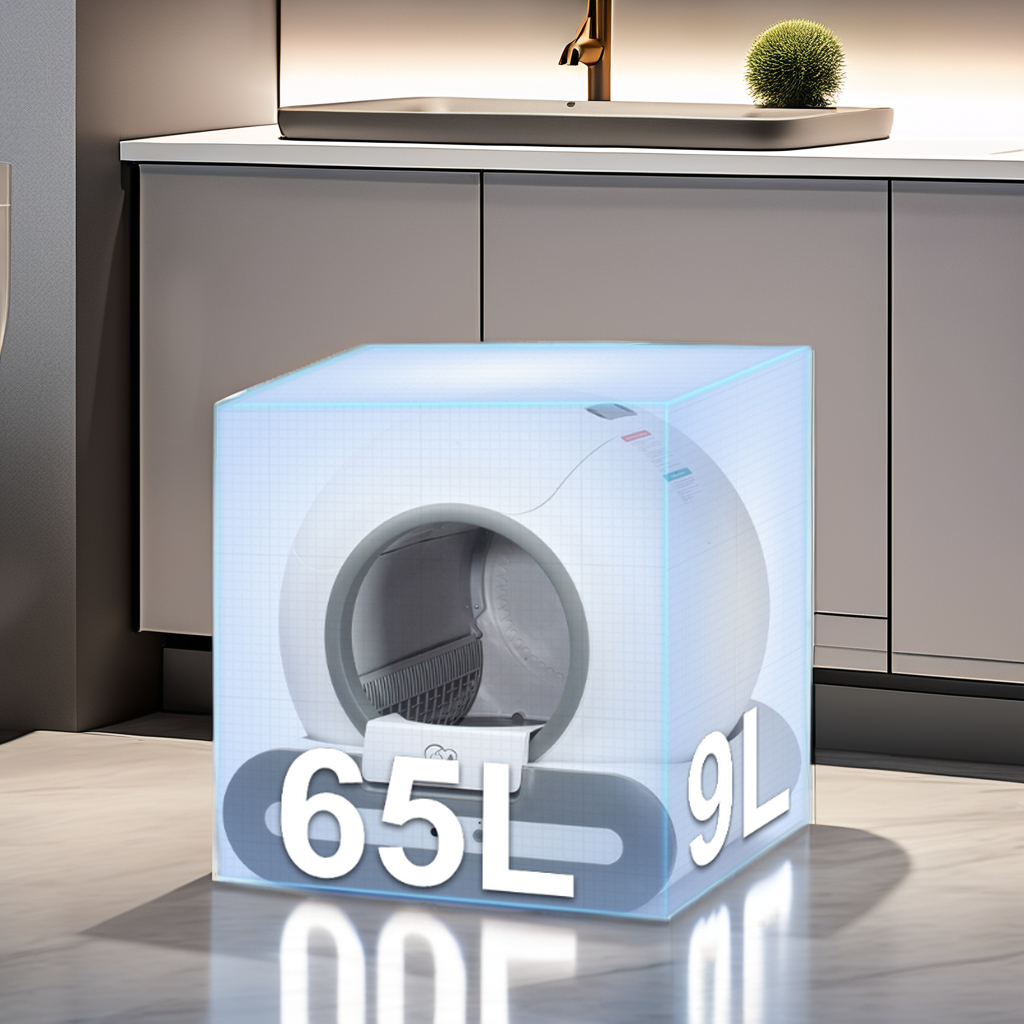 2024 New Ti+ Intelligent OTA Automatic Smart Cat Litter Box areneros para gatos Self Cleaning Litter Box for Cats