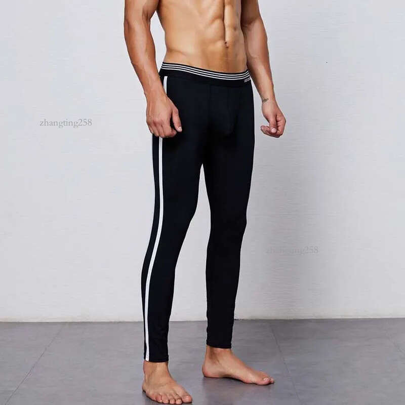 Yehan Long Johns Homme Solid Thermal Underwear Bottom Men Cotton Tights Legging Winter Inner Wear Thermal Pants Men Plus Size