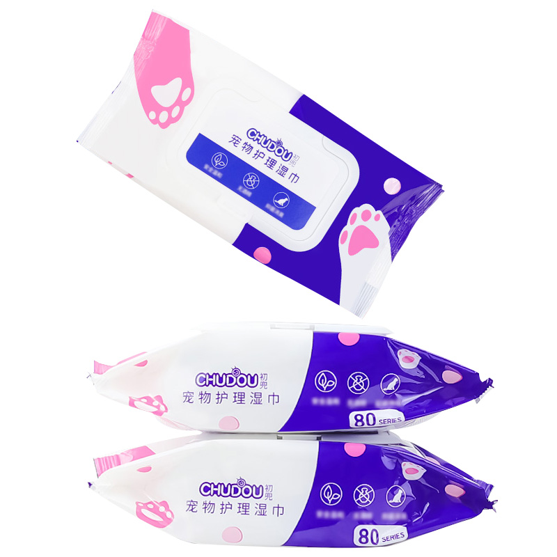 Pet Wipes Customize Logo Factory Pet Wet Wipes Paper Cleaning Wet Wipes