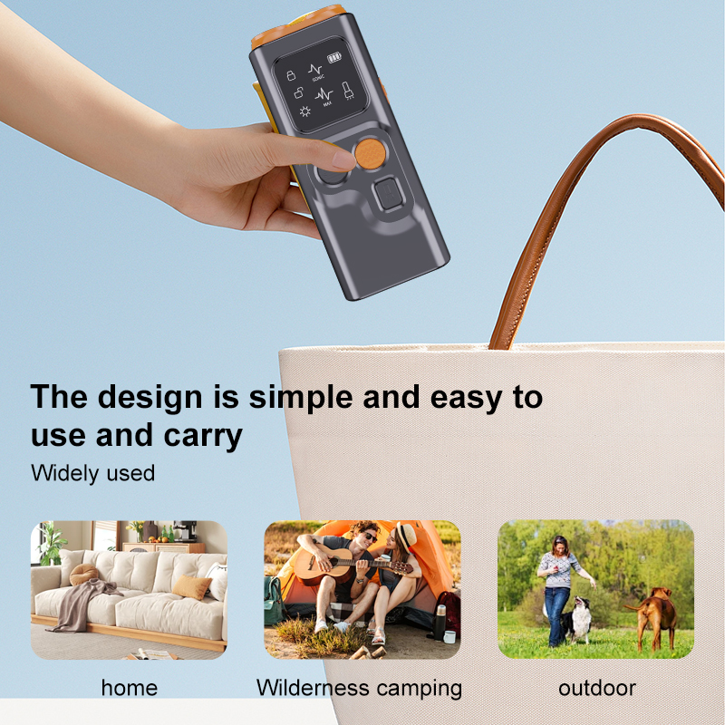 Rechargeable LED Ultrasonic Dog Repeller Sonic Bark Deterrent Anti-Barking Stop Training Device Anti Barking Device