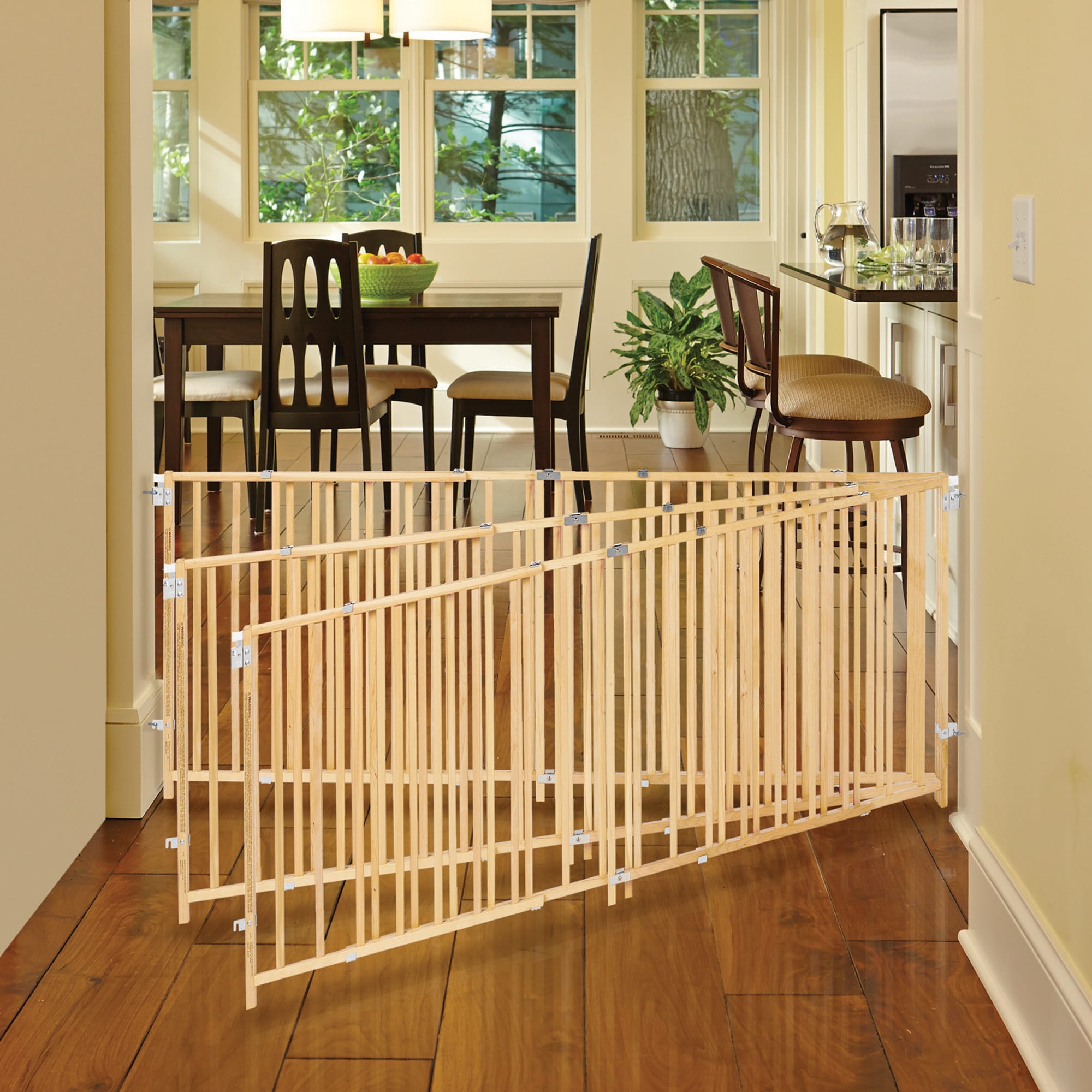 MyPet Extra Wide Swing Pet Gate, 60"-103" L X 27" H