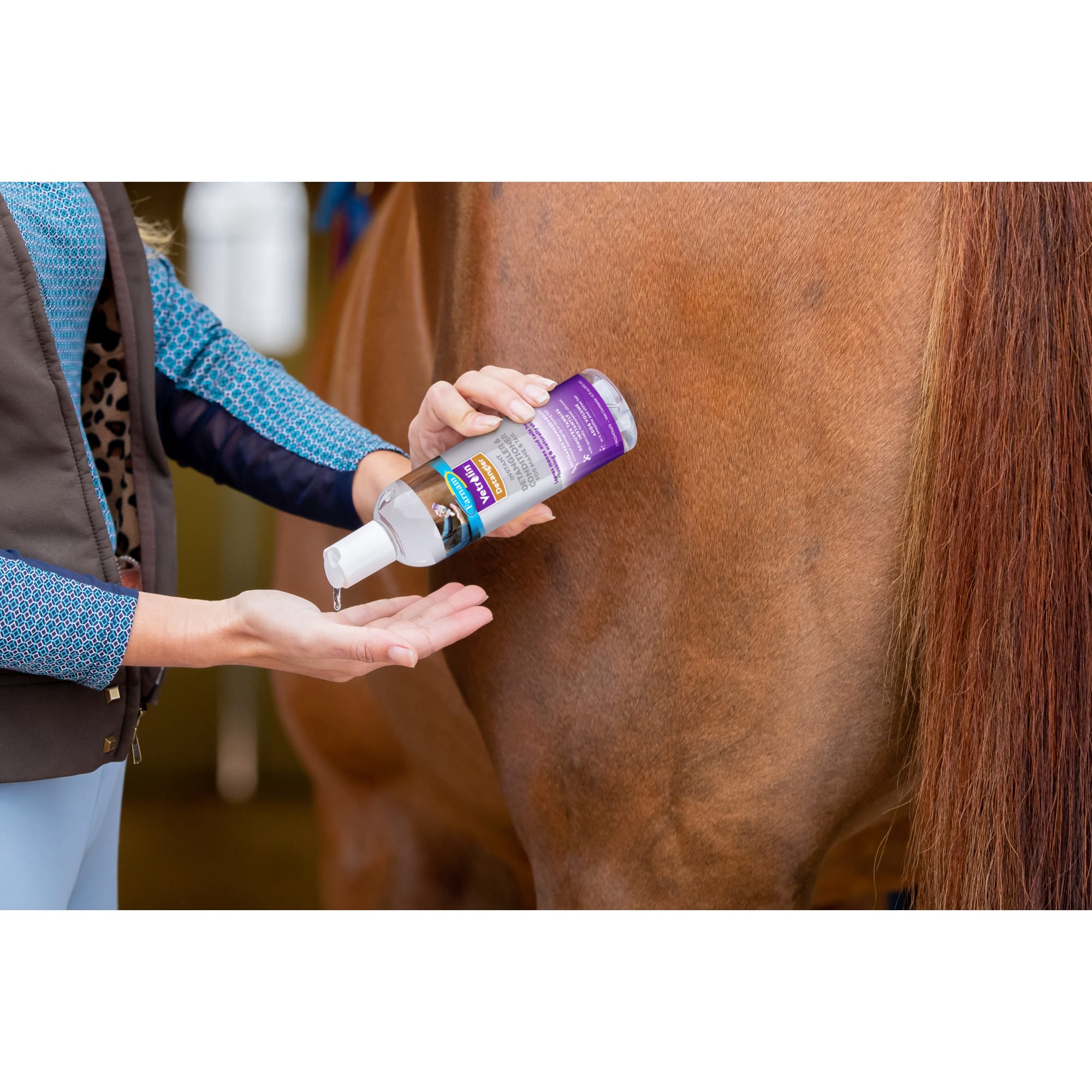 Farnam Vetrolin Concentrated Instant Detangler and Conditioner for Mane and Tail, 12 fl. oz.