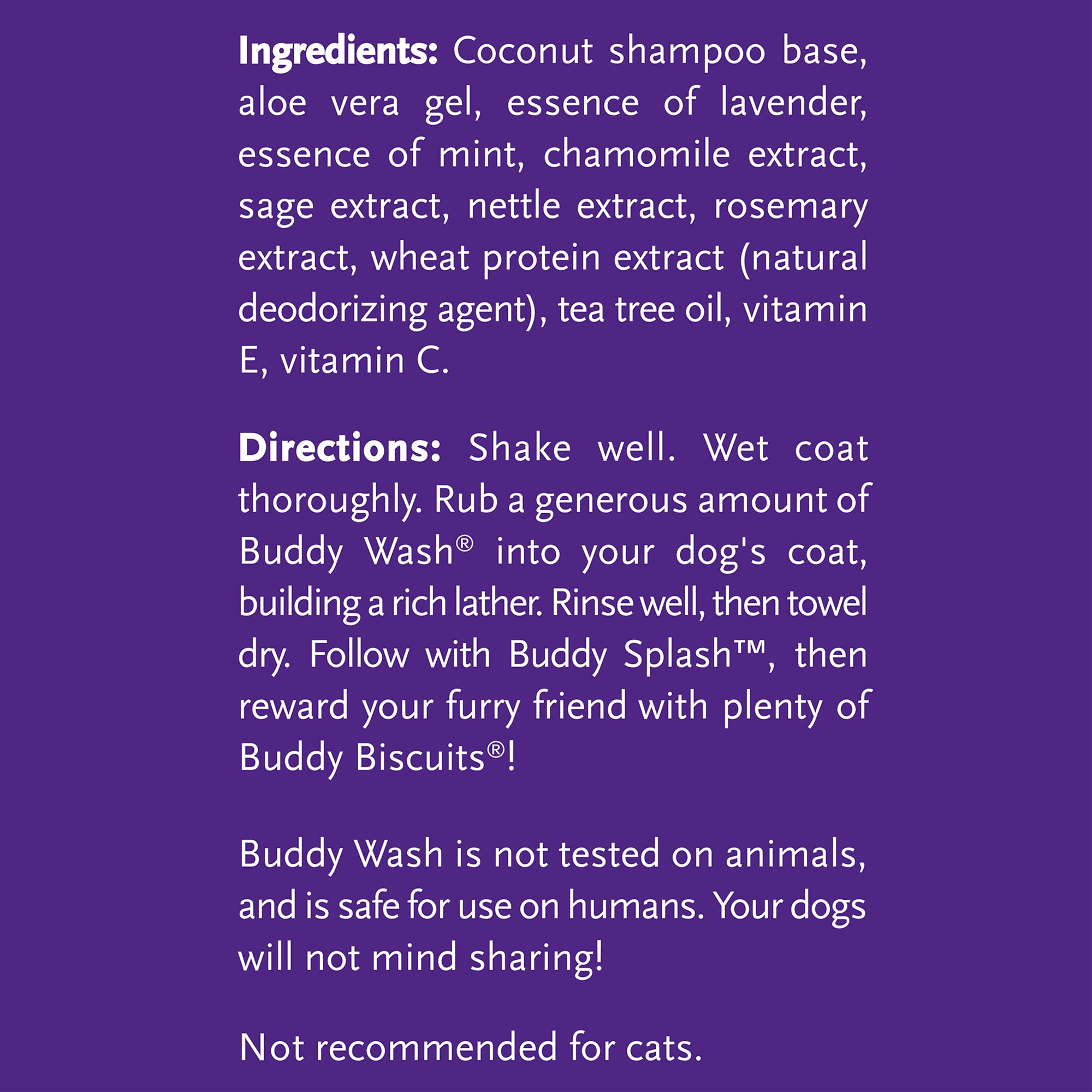 Cloud Star Buddy Wash Lavender & Mint 2 in 1 Dog Shampoo Plus Conditioner