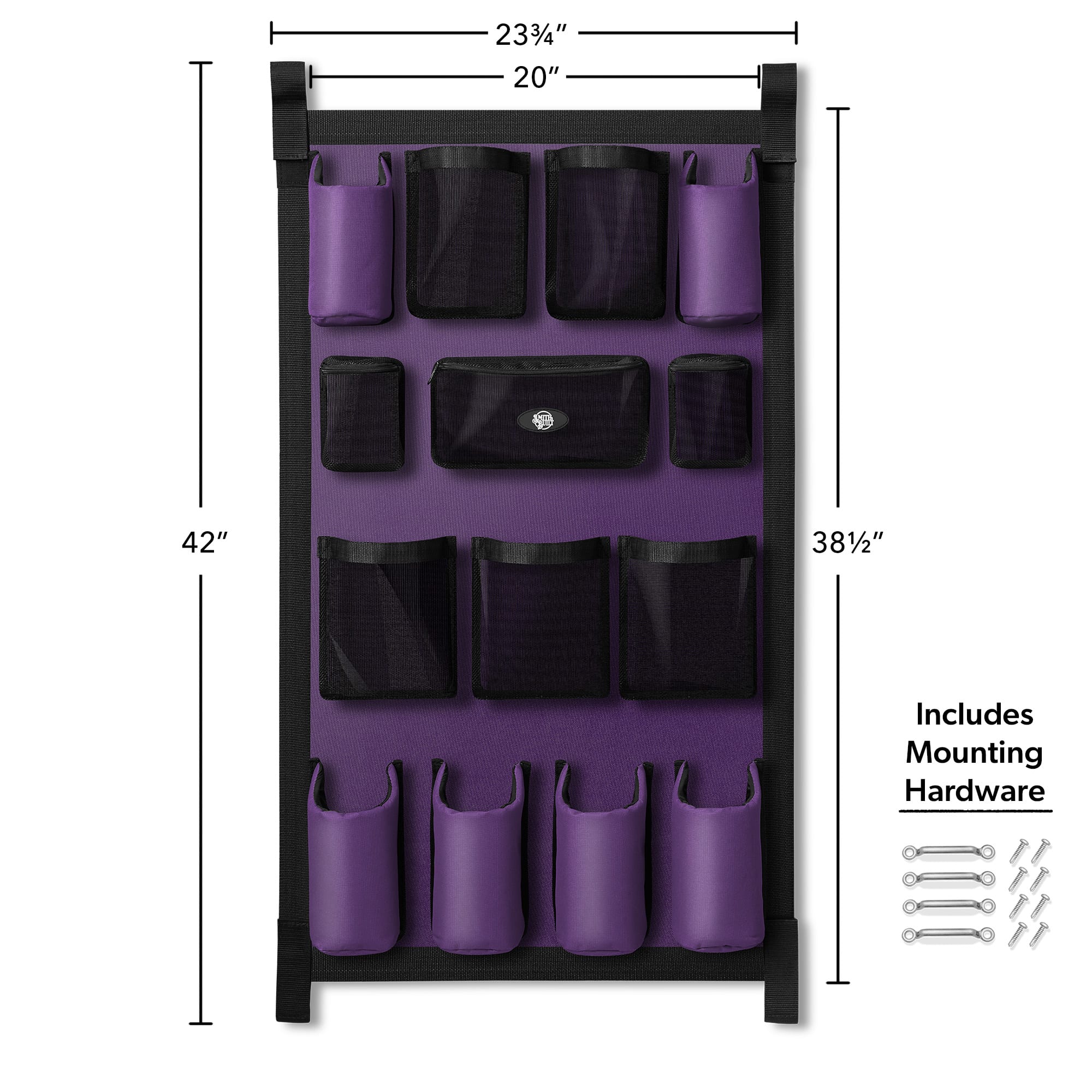 SmithBuilt Purple Horse Trailer Grooming Bag, Large