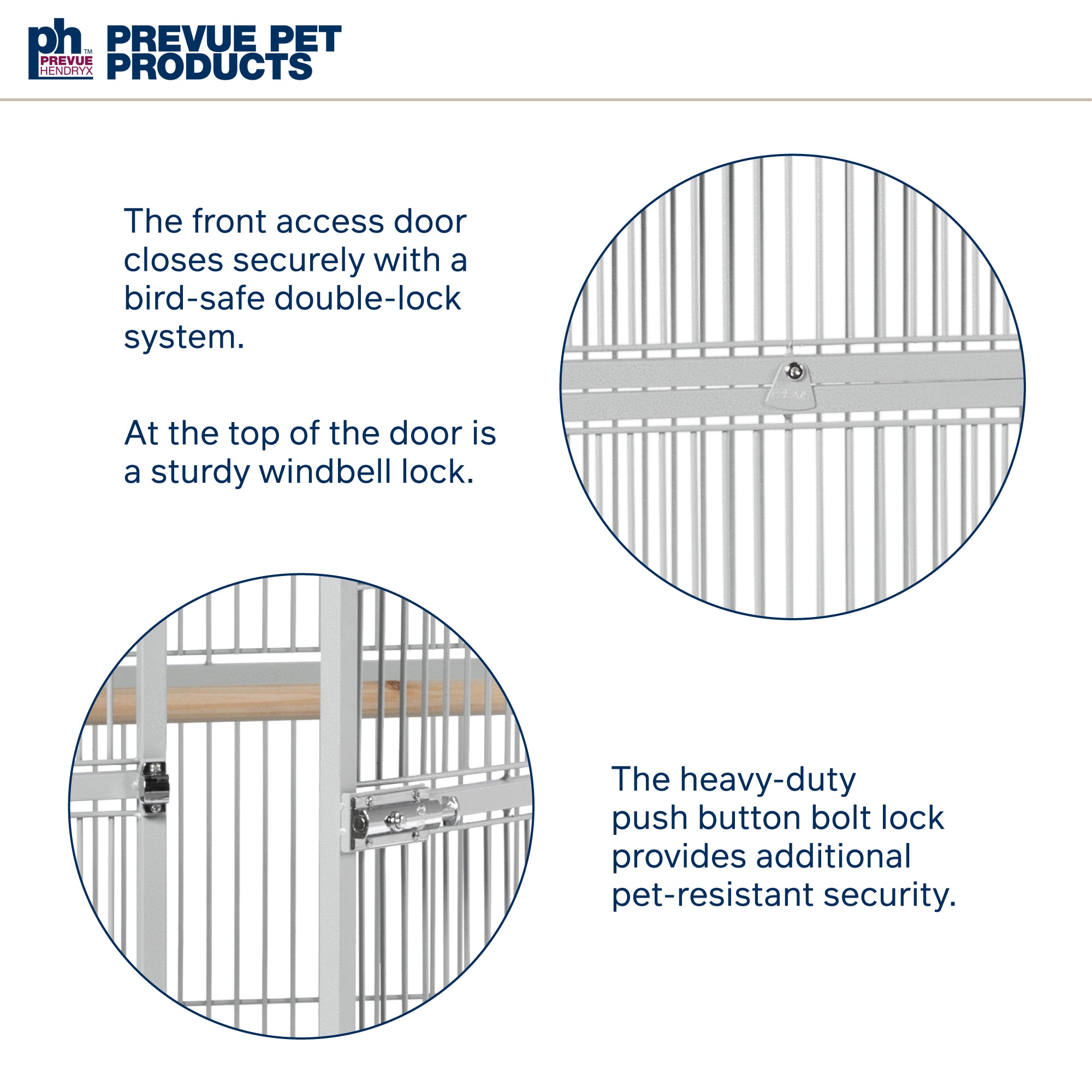 Prevue Pet Products Signature Select Series Wrought Iron Bird Cage in Pewter