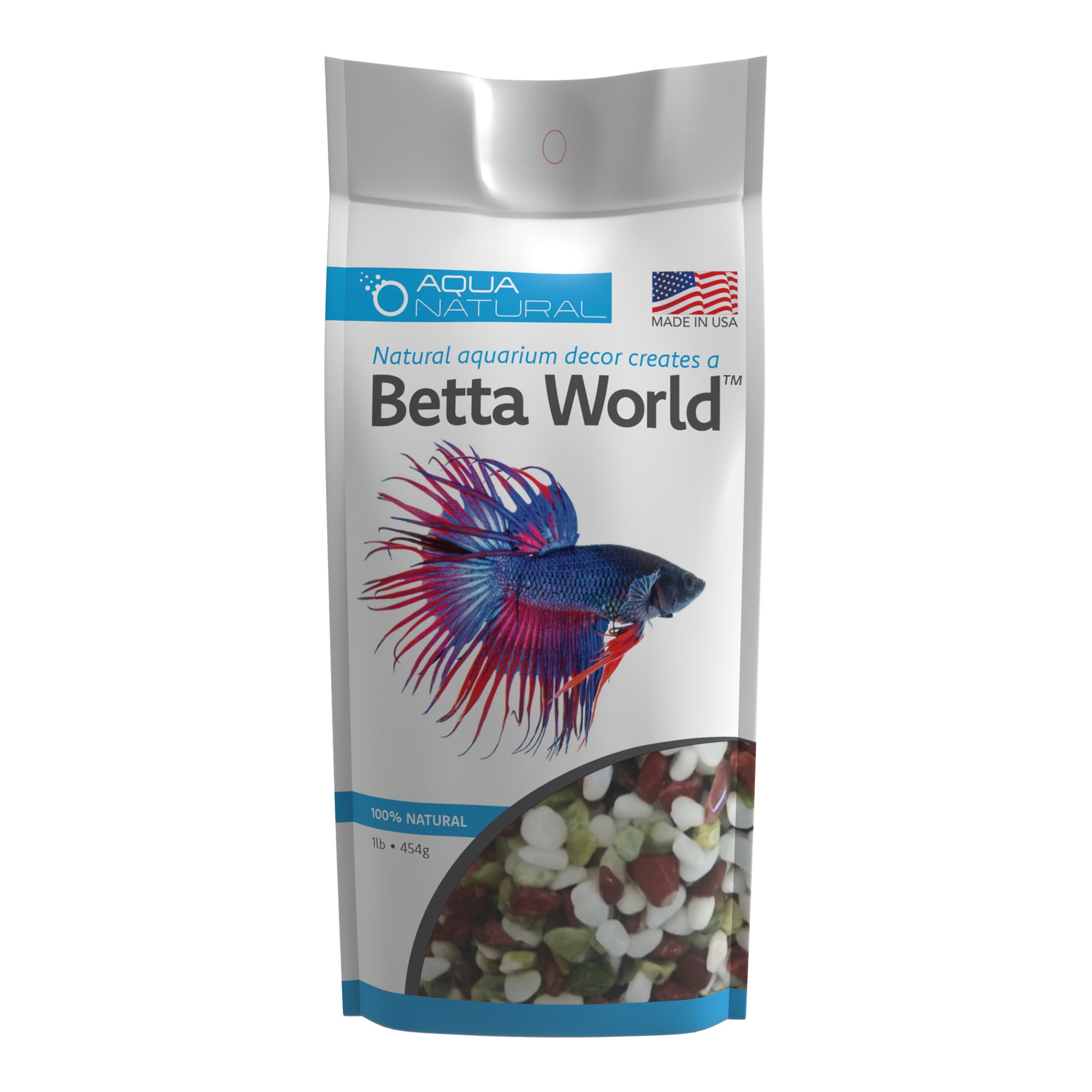 Aqua Natural Betta World Tutti Frutti Gravel, Small