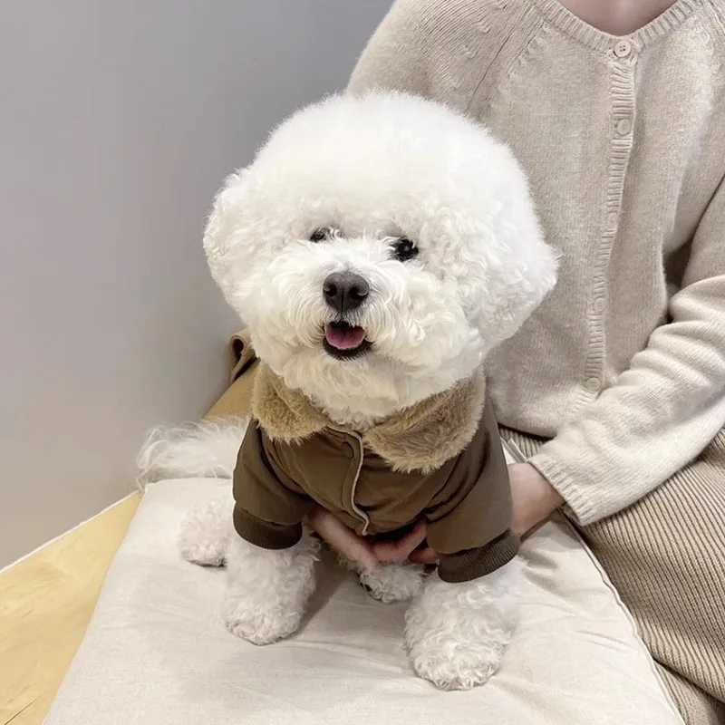 Waterproof Dog Jacket Pet Clothes Dog Coat Puppy Warm Overalls Chihuahua French Bulldog Costume High Collar Sweatshirt WinterXJ241125