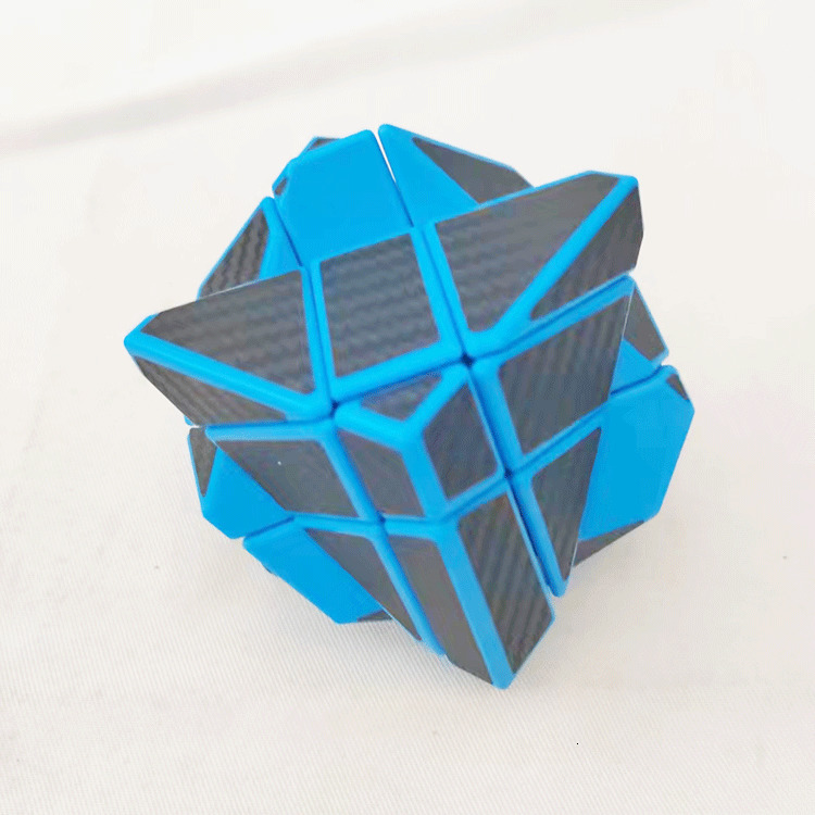 Magic Cubes Lefun FangCun Ghost 6cm Cube Magico 3x3 Strange-shape Cube Magic Puzzle Hollow Sticker SpeedCube Educational Toys Ghost Cube 231019