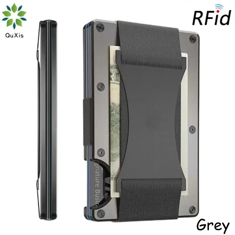 High end carbon fiber wallet RFID enclosed ID card holder commercial credit card holder carbon fiber minimum value wallet 241125