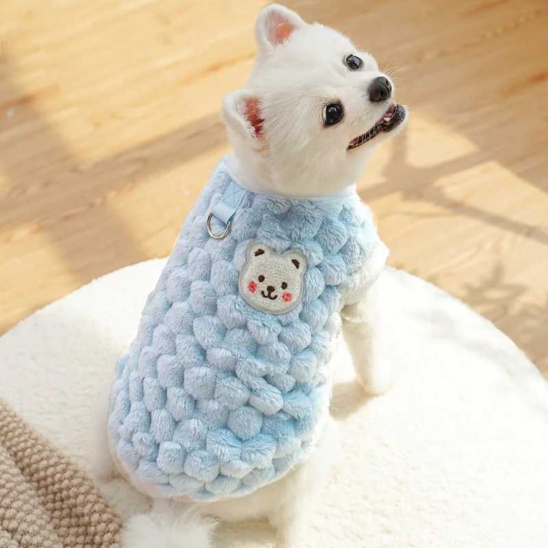 Winter Pet Dog Vest Jacket Fleece Warm Dog Clothes Fashion Puppy Coat Soft Cat Overcoat Pet Jacket Coat Chihuahua Dog CostumesXJ241125