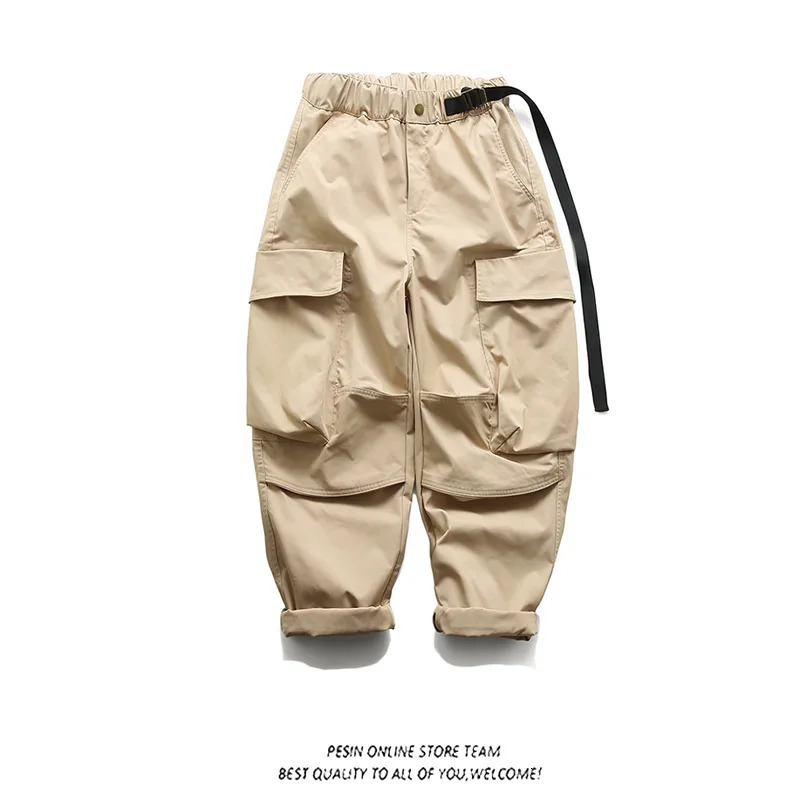 Mens Multi Pocket Workwear Pants Loose Casual Trousers Outdoor Trekking Hiking Skateboarding Sports Functional Bread Camp Longs 241125